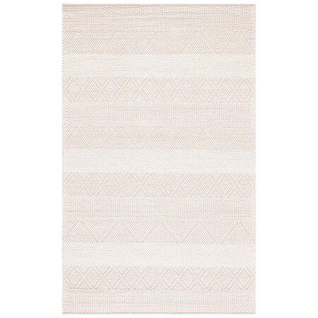 Safavieh 3 x 5 ft. Natura Hand Woven Rectangle Area Rug, Ivory NAT214A-3